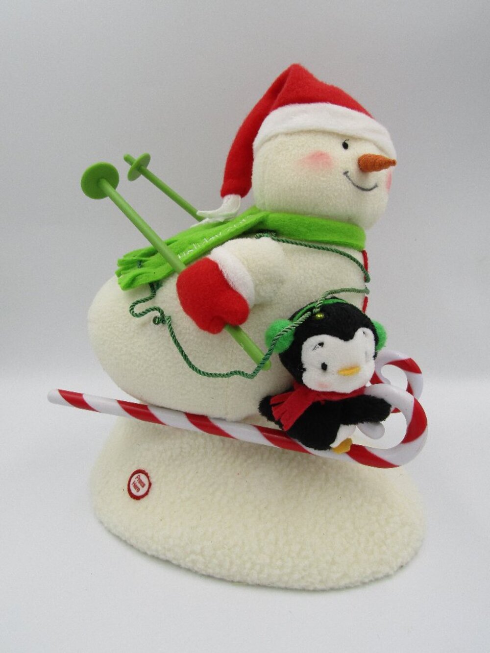 Hallmark Jingle Pals Swooshin' Duo 2012 Singing Musical Skiing Snowman Penguin